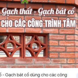 Gạch cổ thất kt 300x200x70mm , Kt 300x150x70mm